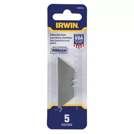 Irwin 2.5 in 5 pieces Bi-metal replacement blades Knives