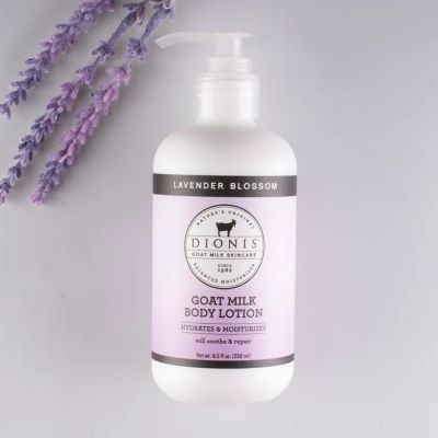 Image showing  8.5 fl. oz. Lavender Blossom Goat Milk Body Lotion