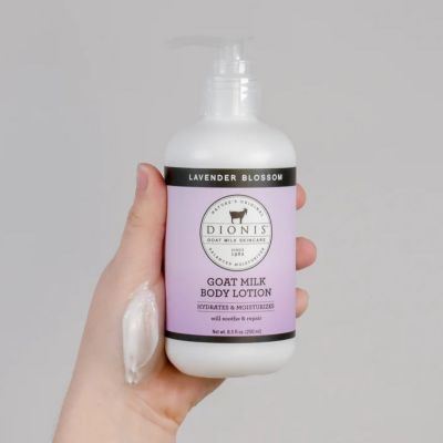 Image showing  8.5 fl. oz. Lavender Blossom Goat Milk Body Lotion