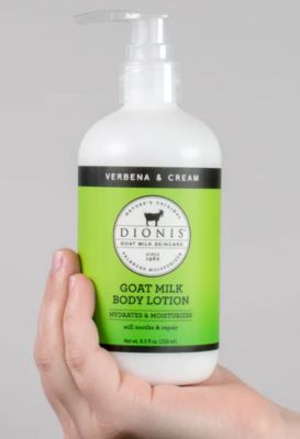Image showing  8.5 oz. Verbena & Cream Goat Milk Body Lotion
