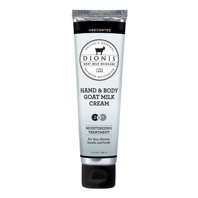 Dionis Goat Milk Skincare 3.3 oz. Unscented Hand & Body Cream