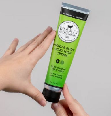 Image showing  3.3 oz. Verbena & Cream Goat Milk Hand & Body Cream