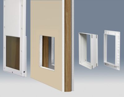 Image showing  Power Pet Door for Wall Installations, Large Opening