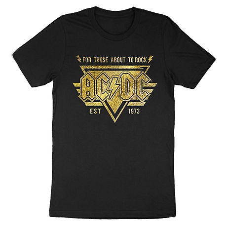 ACDC Men's Gold Shield T-Shirt