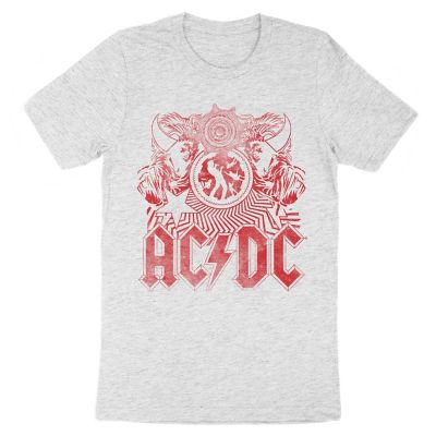 ACDC Men's Red Distressed T-Shirt
