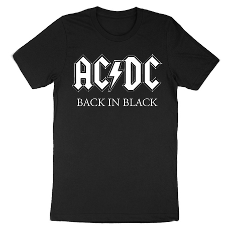 ACDC Men's Logo Back in Black T-Shirt