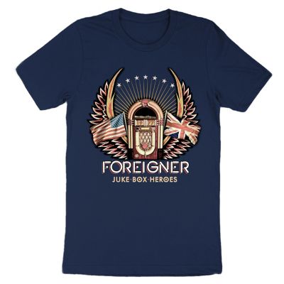 Foreigner Men's Juke Box Heroes T-Shirt