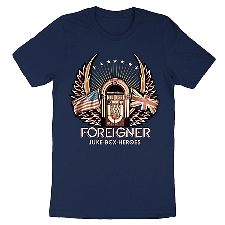 Foreigner Men's Juke Box Heroes T-Shirt