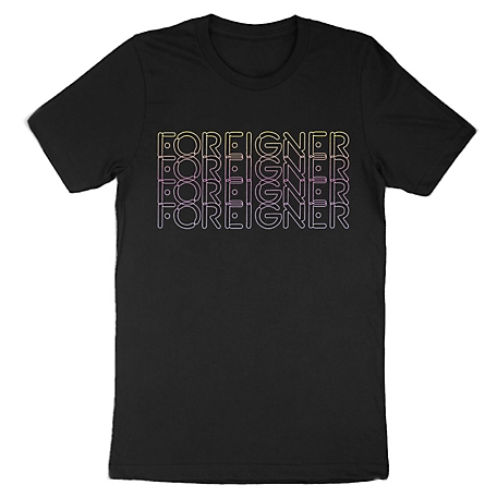Foreigner Men's Overlap Logo T-Shirt