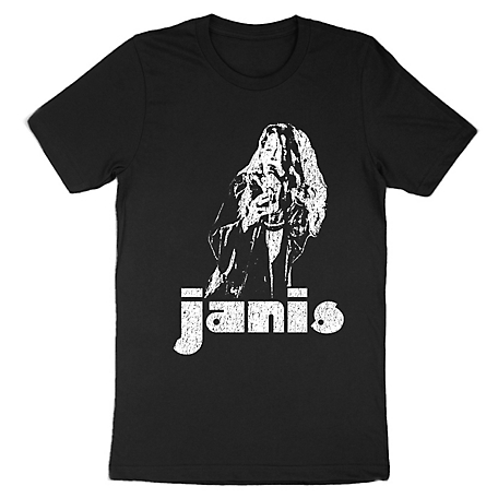 Janis Joplin Men's Sings Crackle T-Shirt