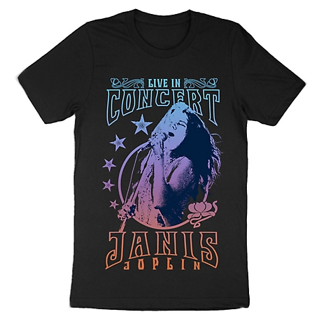 Janis Joplin Men's Concert T-Shirt