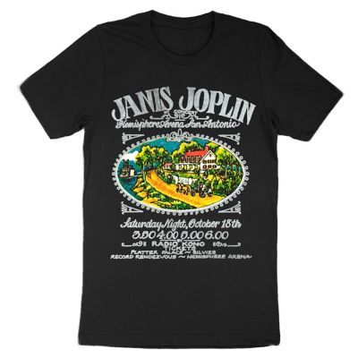 Janis Joplin Men's Southern Dark T-Shirt