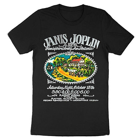 Janis Joplin Men's Southern Dark T-Shirt