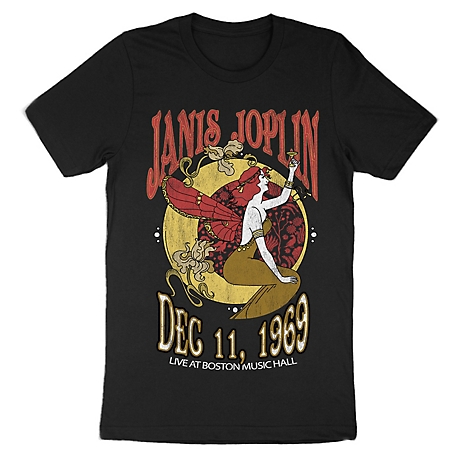 Janis Joplin Men's Nouveau Boston Music Hall T-Shirt