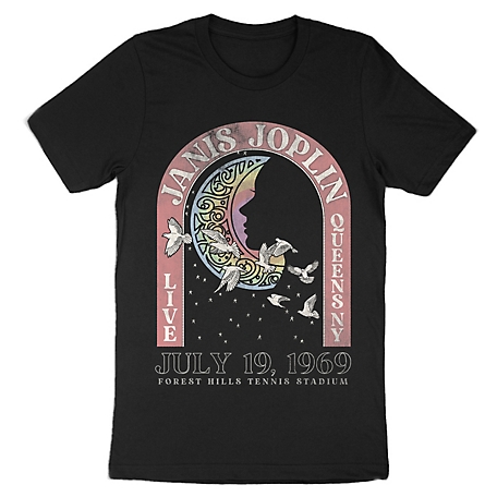 Janis Joplin Men's In Concert Queens NY T-Shirt