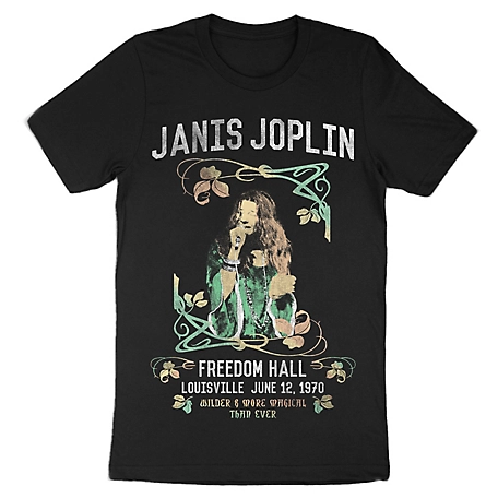 Janis Joplin Men's Poster T-Shirt