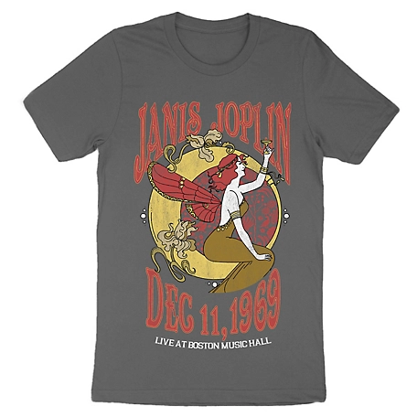 Janis Joplin Men's Boston Music Hall T-Shirt