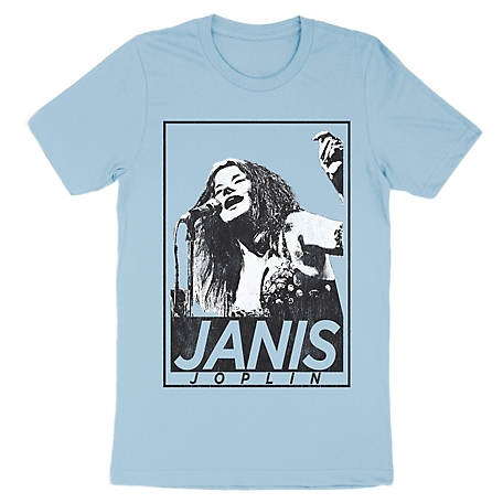 Janis Joplin Men's Simple Singing T-Shirt