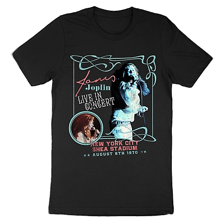 Janis Joplin Men's In Concert 1970 T-Shirt