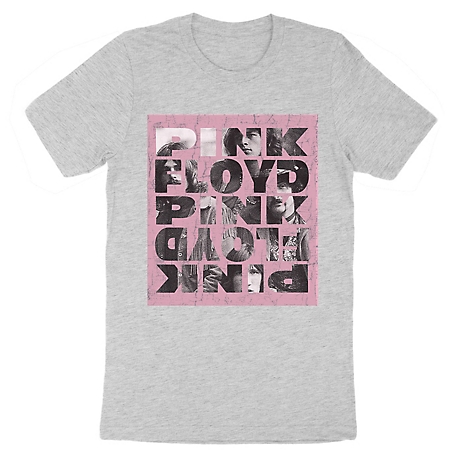 Pink Floyd Men's Letters T-Shirt