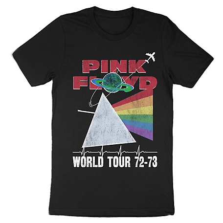 Pink Floyd Men's World Prism Tour White T-Shirt
