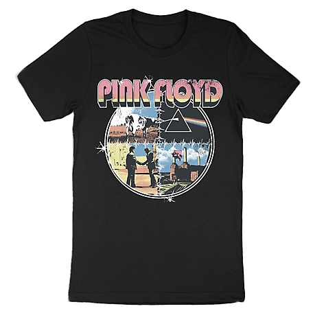 Pink Floyd Men's Tricolor T-Shirt