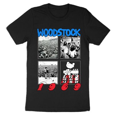 Amazon.com: Woodstock T Shirt 60s Music Festival Logo Peace