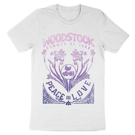 Woodstock Men's Peace and Love T-Shirt