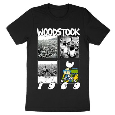 Woodstock Men's Poster Panel T-Shirt