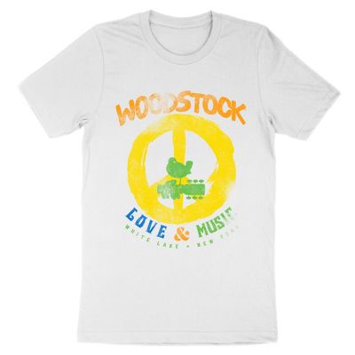 Woodstock Men's Love Peace Music T-Shirt