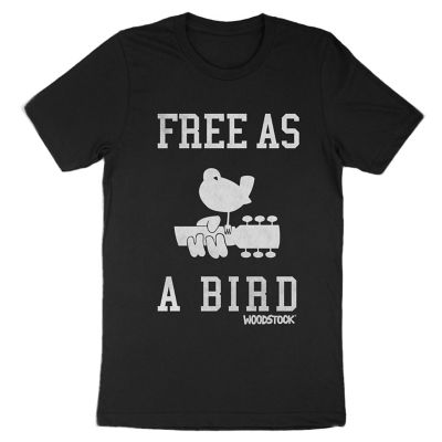 Woodstock Men's Free as a Bird T-Shirt