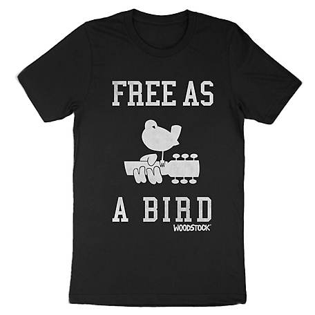 Woodstock Men's Free as a Bird T-Shirt