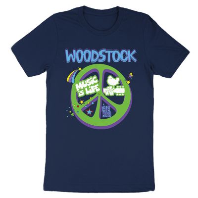 Woodstock Men's Music is Life T-Shirt