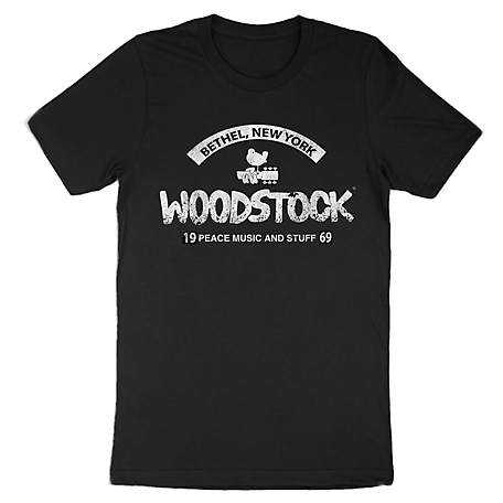 Woodstock Men's Peace Music and Stuff T-Shirt
