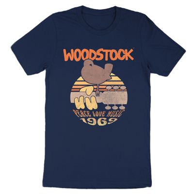 Woodstock Men's Bird Round Vintage T-Shirt