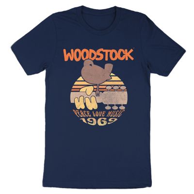 Image showing  Men's Bird Round Vintage T-Shirt