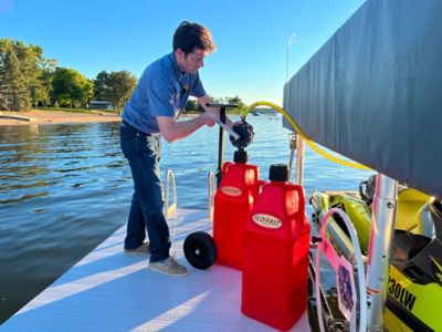 Image showing 8 th FLO-FAST 10.5 gal. Gas Can Tank