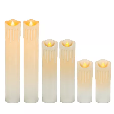 GIL B/O Spooky Lighted Candles 6 Pack Halloween Novelty Lights