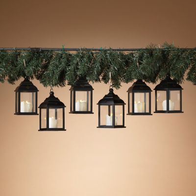 Image showing  5.35 in. Lighted LED Candle Lanterns with Remote, 6-Pack