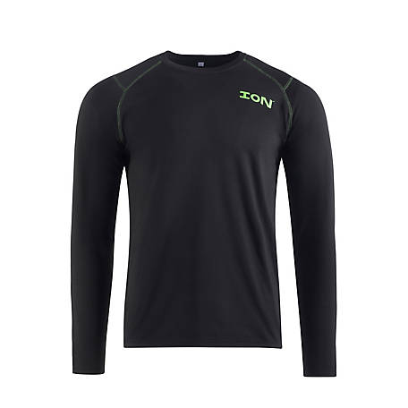 ION Unisex Long-Sleeve Performance T-Shirt, Black