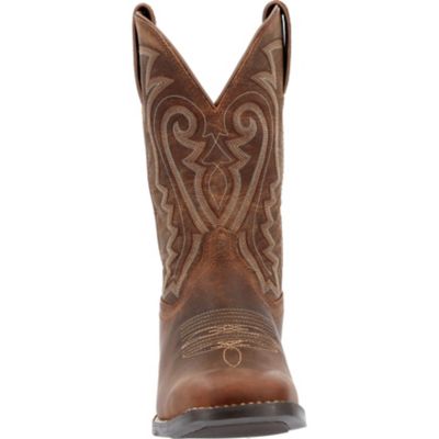 Image showing  Men's Westward Square Toe Full-Grain Leather Western Boots, 11 in.