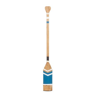 Image showing 2 th Harper & Willow Wood Coastal Paddle Wall Decor, 7 in. x 2 in. x 58 in., Blue