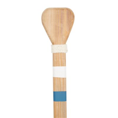 Image showing 4 th Harper & Willow Wood Coastal Paddle Wall Decor, 7 in. x 2 in. x 58 in., Blue