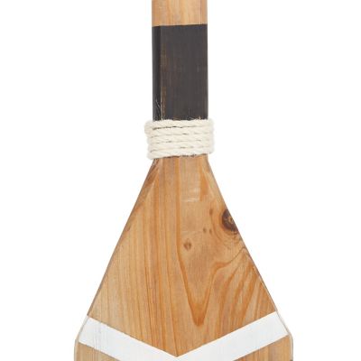 Image showing 5 th Harper & Willow Wood Coastal Paddle Wall Decor, 7 in. x 2 in. x 58 in., Blue