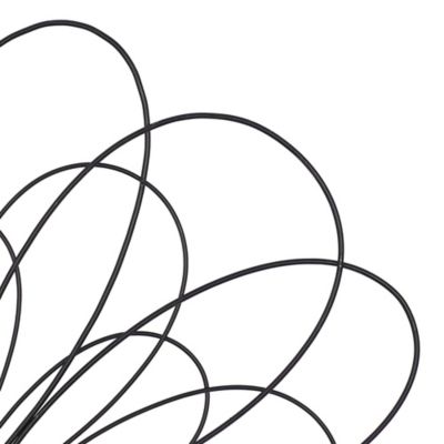 Image showing  Black Metal Modern Flowers Wall Decor, 29 in. x 29 in.