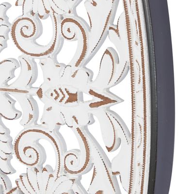 Image showing  White Wood Farmhouse Abstract Wall Decor, 23 in., 24 in., 19 in., 3 pc.