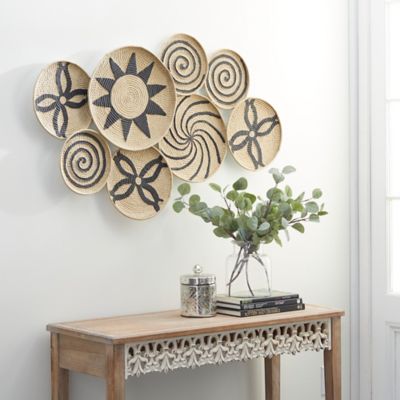 Harper & Willow Brown Metal Eclectic Abstract Wall Decor, 44 in. x 2 in. x 29 in.