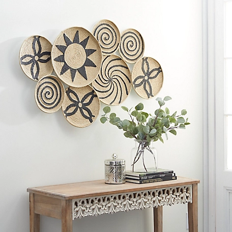 Harper & Willow Brown Metal Eclectic Abstract Wall Decor, 44 in. x 2 in. x 29 in.