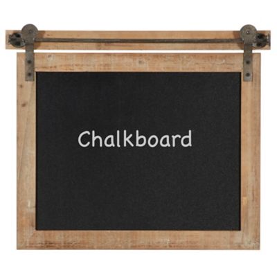 Image showing 1 th Harper & Willow Black Wood Farmhouse Abstract Wall Decor, 21 in. x 17 in.