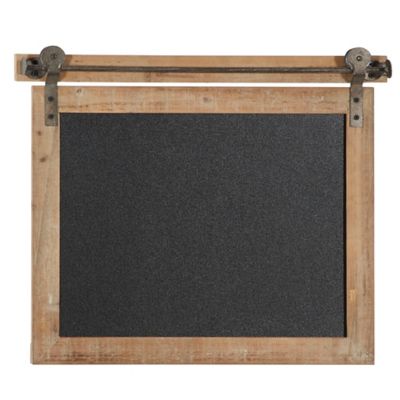 Image showing 3 th Harper & Willow Black Wood Farmhouse Abstract Wall Decor, 21 in. x 17 in.